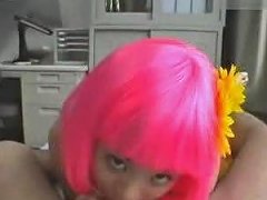 Asian Girl With Pink Wig Gives Head Free Porn 41 Xhamster